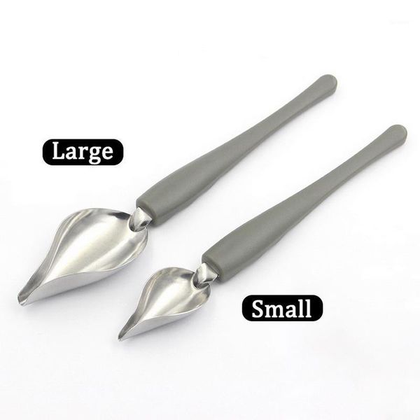 

creative deco spoon decorate sushi draw tool design sauce dressing plate dessert bakeware cake gastronomy spoon coffee tool1