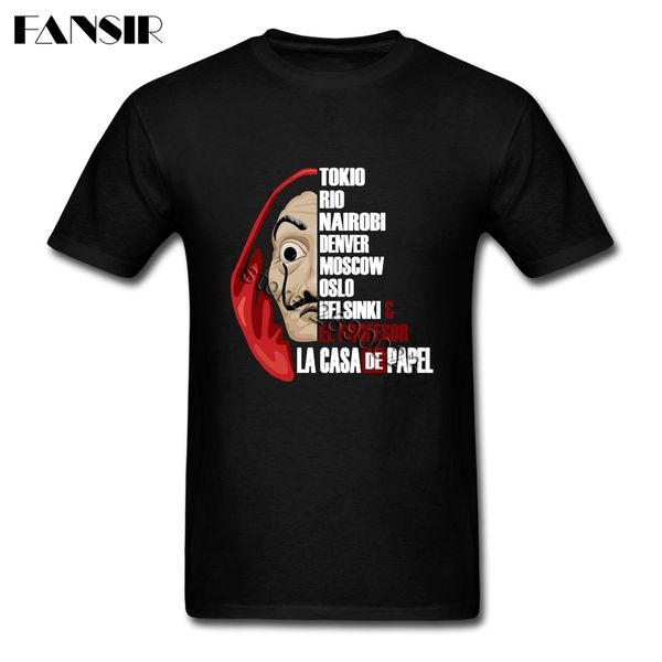 

money heist la casa de papel shirts unique men t-shirts short sleeve o neck t shirt for teenage sport hooded sweatshirt hoodie