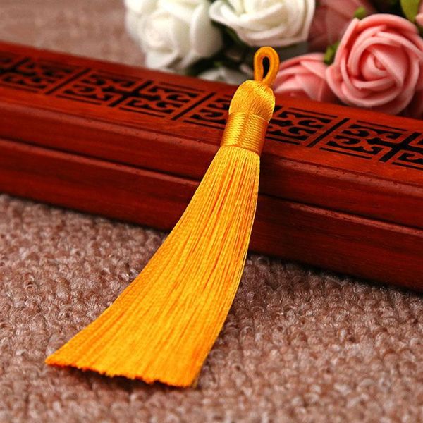 

5pcs lot 8cm cotton silk tassel cords charms brush with circle for earrings charm pendant tassels fit diy jewelry making h bbyqag