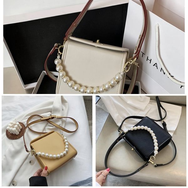

pearl маленький мешок bagwomen 2020 новая мода портсигар мешок высокое чувство универсален одно плечо плеча портативный emqha emq