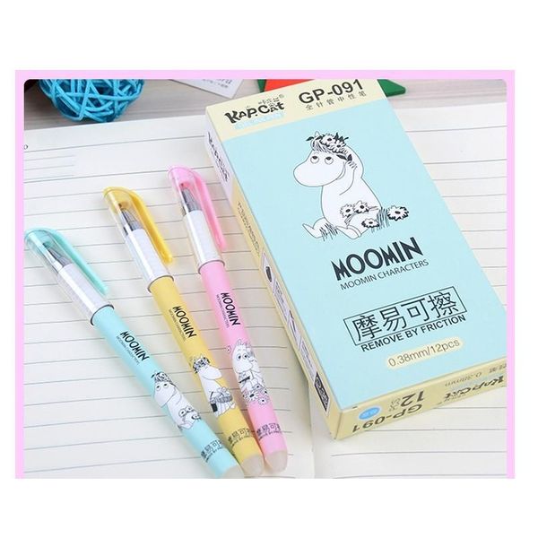 

wholesale- erasable gel pens moomin blue colored kawaii gift gel-ink pens for writing cute stationery office scho jllrfa warmslove