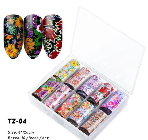 

na063 10 roller starry sky nail foils holographic transfer water decals nail art stickers 4*120cm diy image nail jlljil xhqhlady, Black