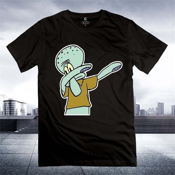 

men t shirt customrized printed dab style squidward man's funny t-shirt novelty tshirt women sport hooded sweatshirt hoodie