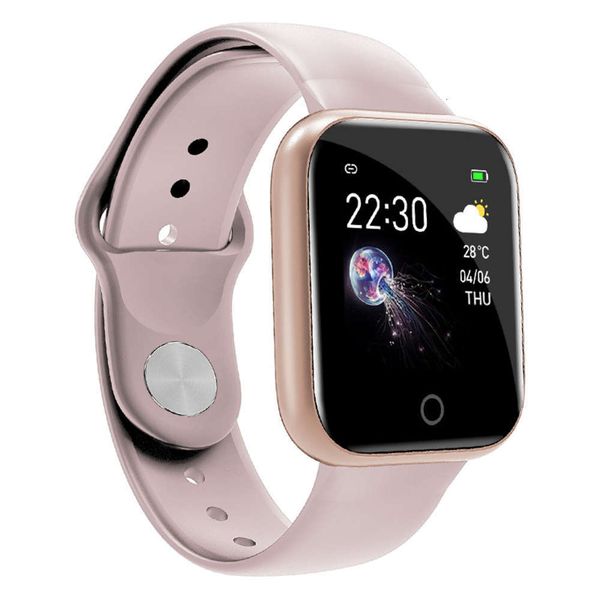 

i5 smart heart rate blood prsure ip67 waterproof brightns adjustment color screen women's bracelet foreign language versionjk