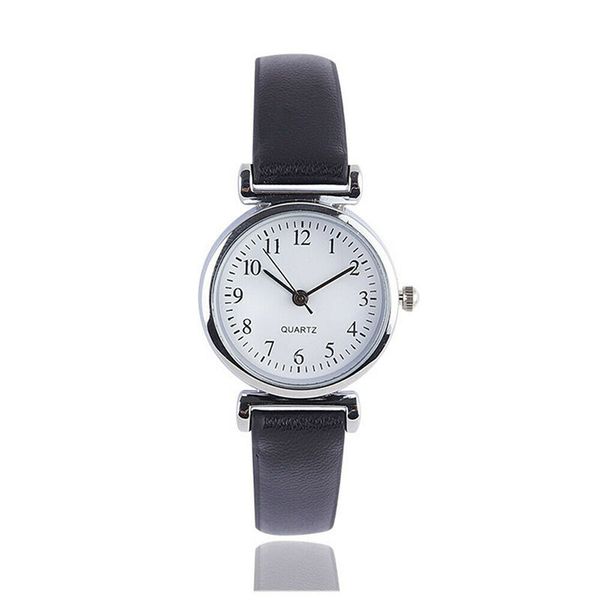 

ladies watches quartz wristwatch leather strap gift wristwatches color3, Slivery;brown