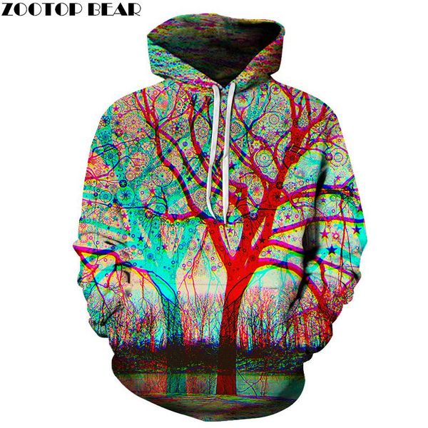 

6xl tree 3d hoodies men sweatshirts fashion pullover novelty streetwear casual tracksuit brand coats boy hoodie, Black