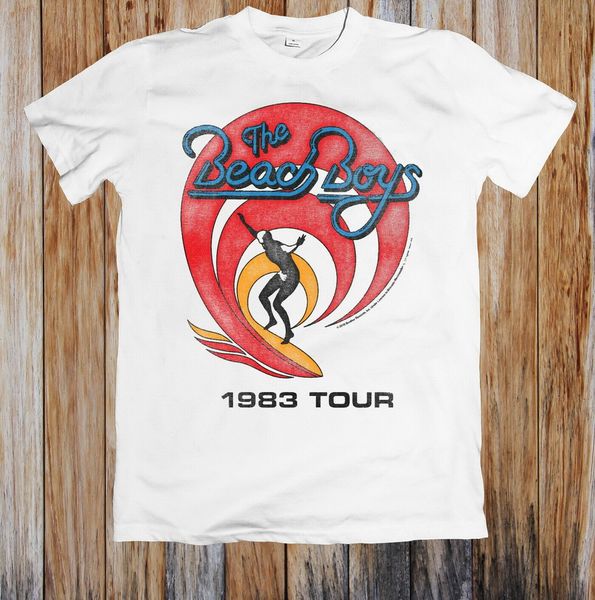 

the beach boys 1983 tour rock punk hipster t shirt custom printed tee shirt sport hooded sweatshirt hoodie