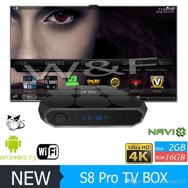

selling s8 pro android 8.1 tv box amlogic s905w 18.1 1gb 8gb/2gb 16gb better mxq pro t95m x96 mini tv box
