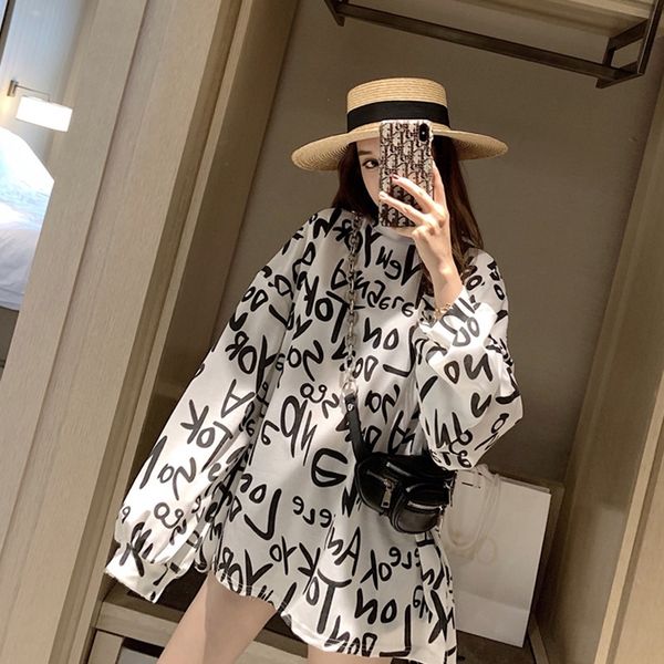 

9wrmk new korean early red t-shirt for l medium online autumn of 2019 super coat t-shirt fashion personalized letter printing in and, White