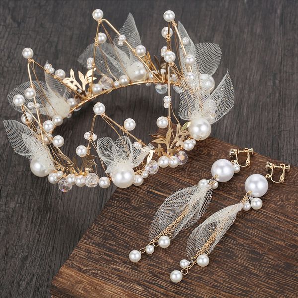 

bridal headdress crown dress atmospheric forest super xianmei hair ornament wedding jewelry 2020 new female, Silver