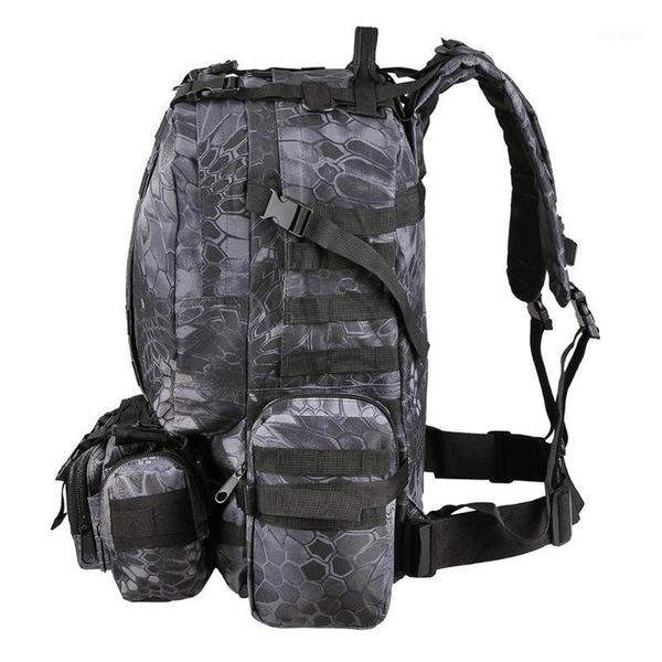 

55l sport hiking hunting army backpack tactical molle rucksack trekking camping practical outdoor bag oxford fabric1