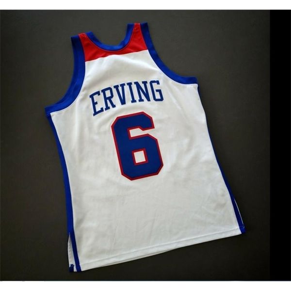 

custom 604 youth women vintage julius erving mitchell & ness 1980 college basketball jersey size s-4xl or custom any name or number jersey, Black