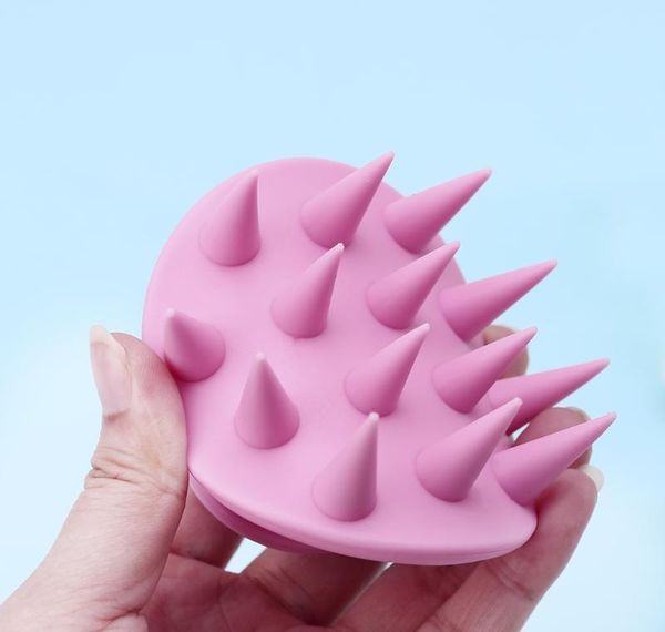 

4 colors shampoo scalp shower hair massage massager body w jllqzl xhqhlady, Silver