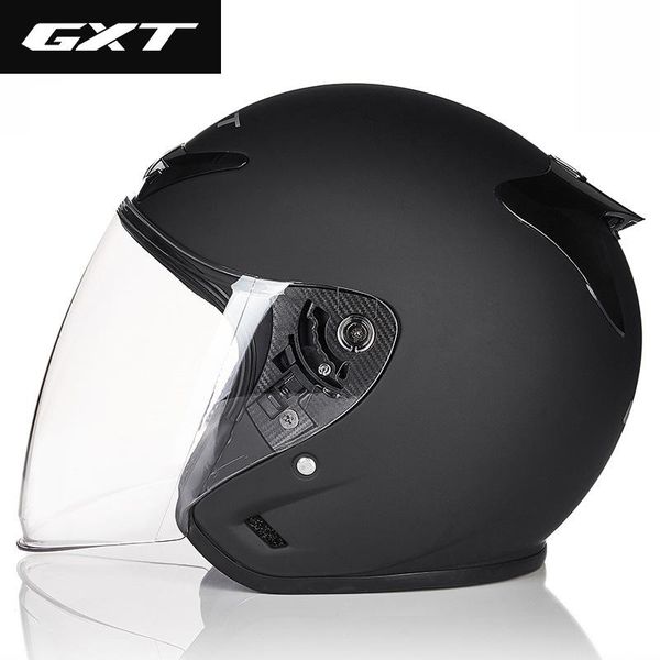 

gxt motorcycle helmet open face dual lens visors moto helmet electric bicycle men women summer scooter motorbike