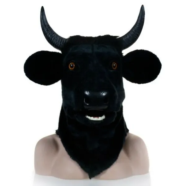 Los disfraces de la mascota pueden mover la boca Bull Mascot Costume Fursuit Animal Party Game Fancy Dress