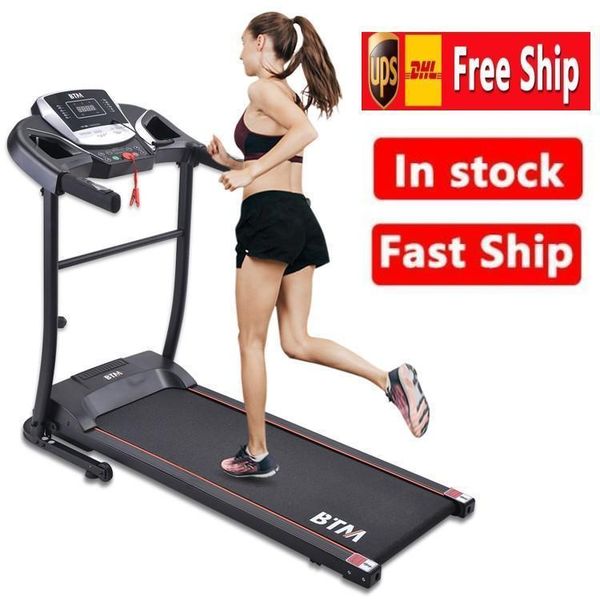 

uk stock black electric treadmill folding motorized runing jogging walking machine for home use sports equiment ms192284baa