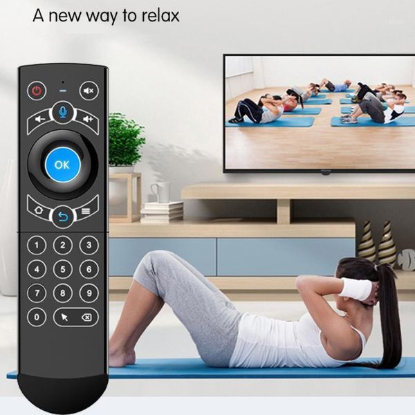 

remote controlers g20s pk g21 pro backlit gyro wireless air mouse 2.4g smart voice control ir learning for android tv box x96 mini h96 max1