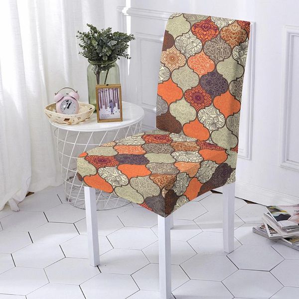 

chair covers mandala spandex for wedding dining room office banquet housse de chaise bohemian cover
