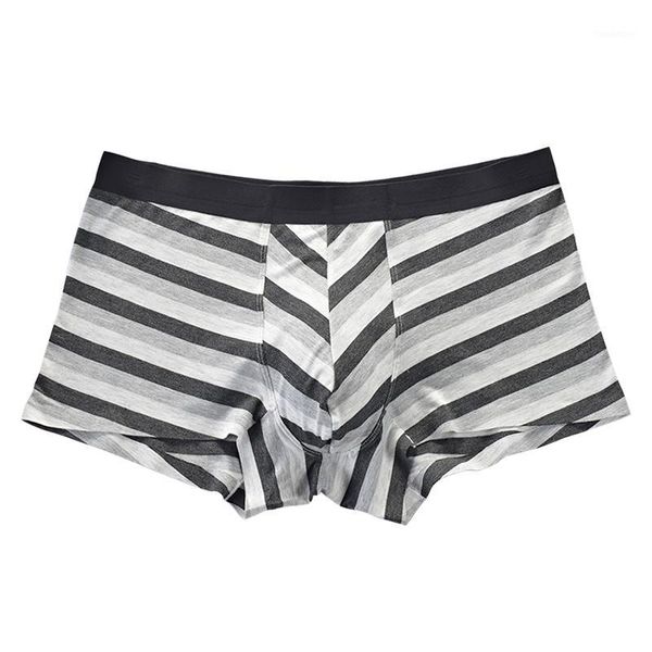 

2pcs/ lot new men's boxer u convex cotton men's business shorts men modal boxer soft breathable underwear male comfortable1, Black;white