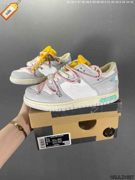 

2022 fashion low x ow womans casual shoes the 50 lot 09 sb mens women off sail white black skate shoe platform designer sports running t