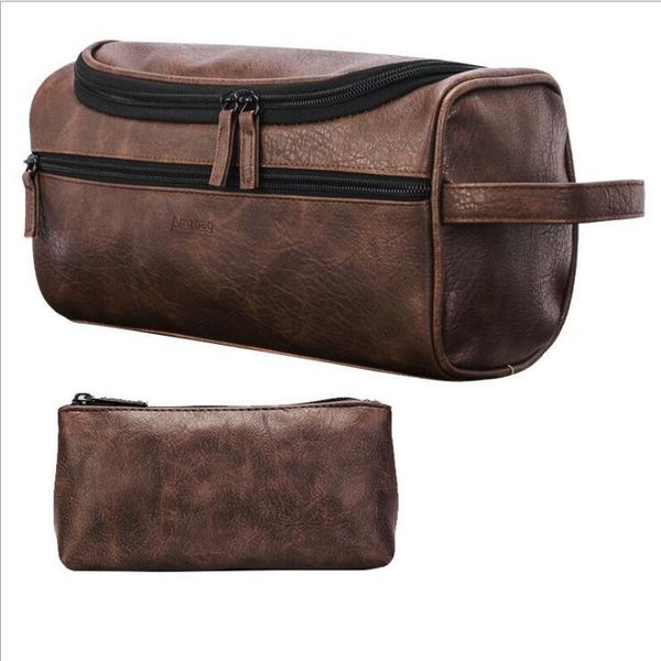 

portable cosmetic bags multifunctional leather is suitable for outdoor sports travel