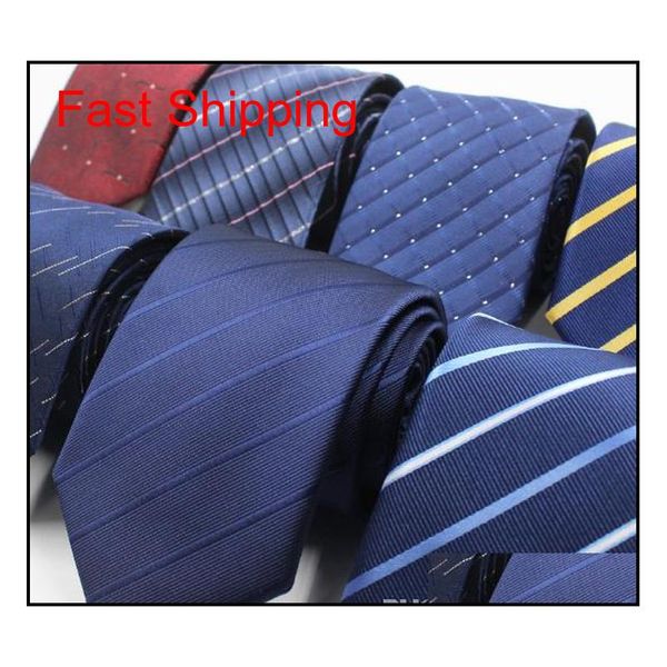 

tie man zipper no need to hit business suit 8cm professional dark blue black one easy to pull the qylrma mj_fashion, Black;purple