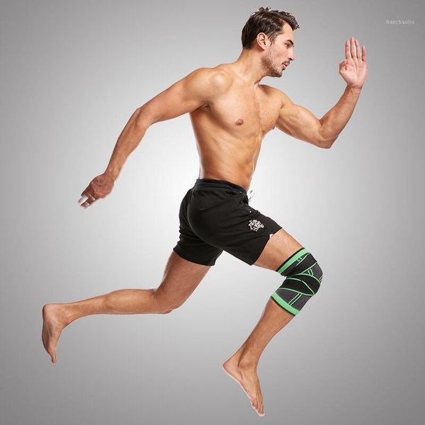 

professional elbow & knee pads knee brace straps1, Black;gray