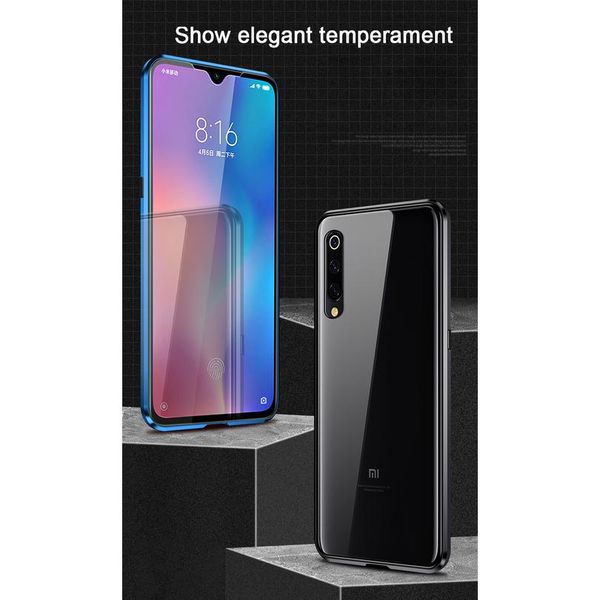 

magnetic metal double sides glass case for xiaomi redmi note 10 t poco x3 nfc 9 8 9s 8t wmtmsb