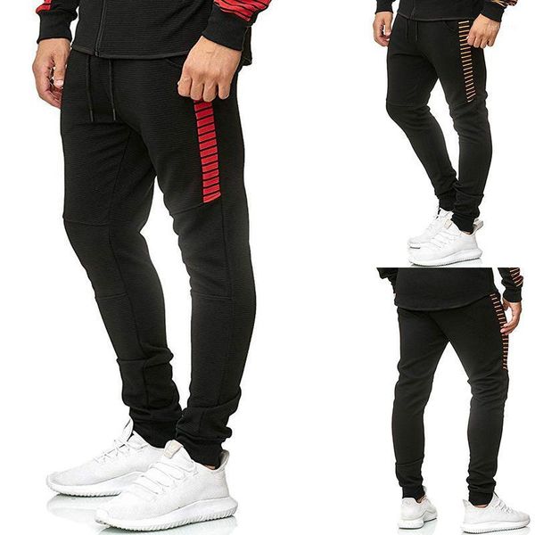 

men's jogger slacks fitness men's sportswear sweatpants slacks black gym jogger1