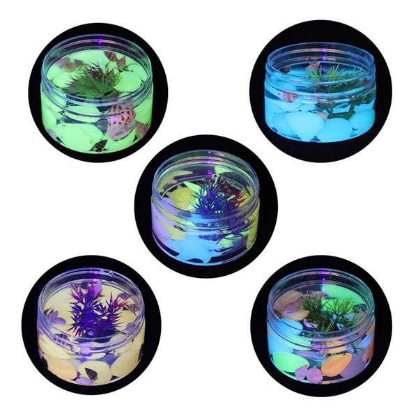 

diy handmade colorful luminous plasticine crystal color water plants underwater world pattern soft clay clay decompression toy wmtdld