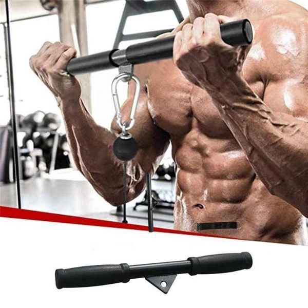 

accessories fitness barbell bar cable machine handle attachments rowing pull down exercise handles for home gym1
