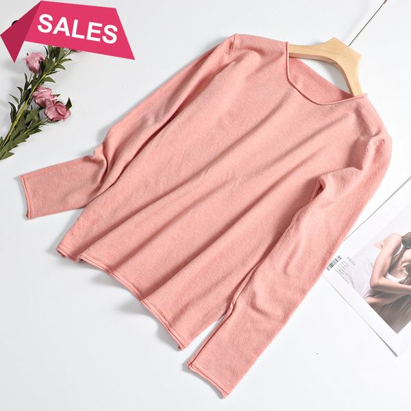 

2021 new solid o neck women candy color slim tight sweater black white fall spring pullovers soft female jumper pull 1et4, White;black