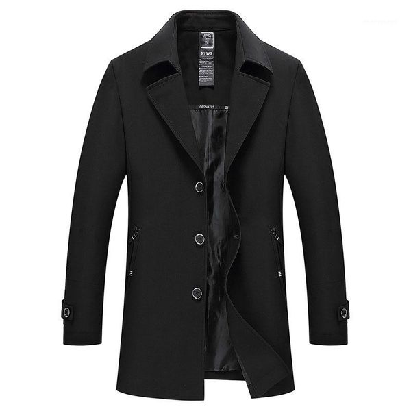 

men's trench coats plus size  - xxxxl coat men thin man stand collar single breasted casual outerwear 2021 spring autumn1, Tan;black