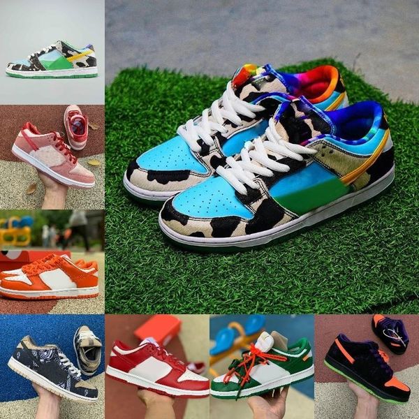 

chunky dunk orange yellow low mens sports shoes safari syracuse mischief strangelove platform sb women skateboard sneakers, Black