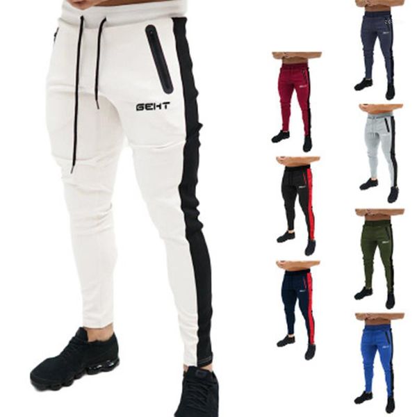 

men's casual pants joggers men stacked sweat pants mens mens fashion sweat sport trousers sports fashions slim fit men1, Black