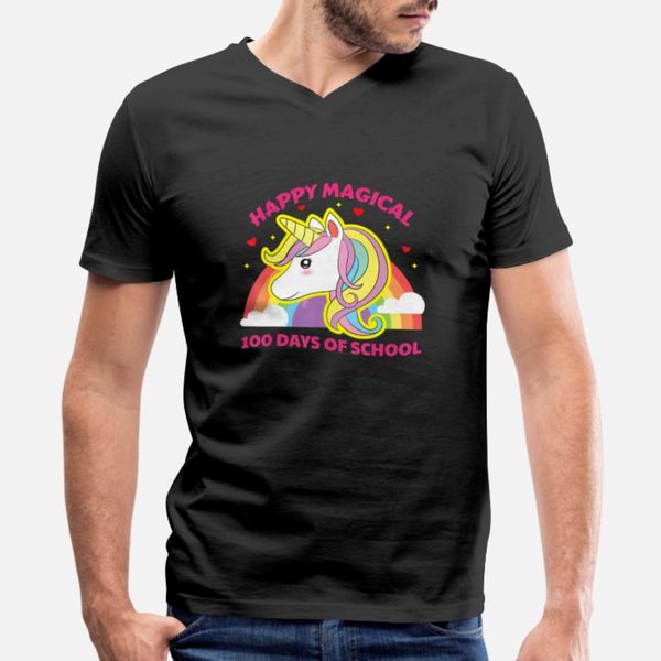 

unicorn happy magical 100 days of school costume designers graphic t shirt crewneck unique casual tracksuit hoodie sweatshirt