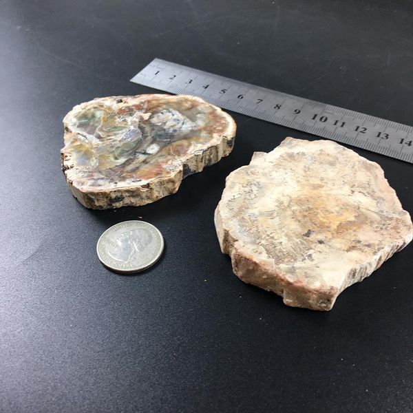 

natural raw stone polished wood stone slice specimen collectibles coffee pads coaster crafts home decor drop shipping h jllopa