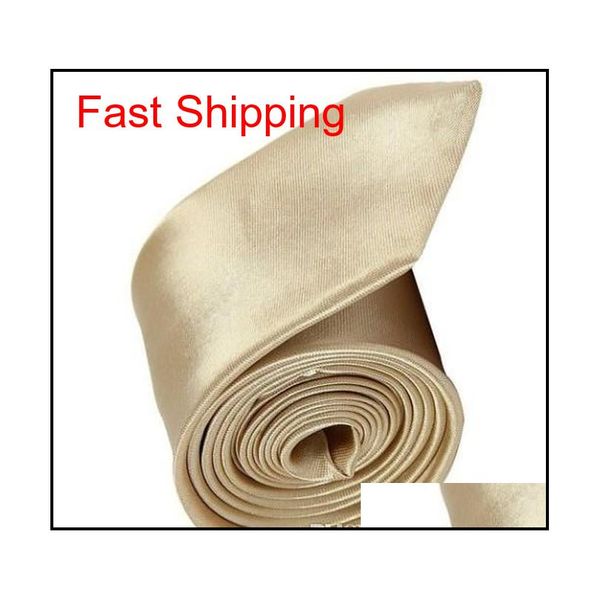 

champane wedding banquet slim classic new men's narrow skinny ties qyluxn new_dhbest, Blue;purple