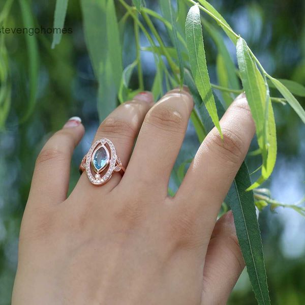 

rose set creative gold micro copper zircon plated ring for women, Silver