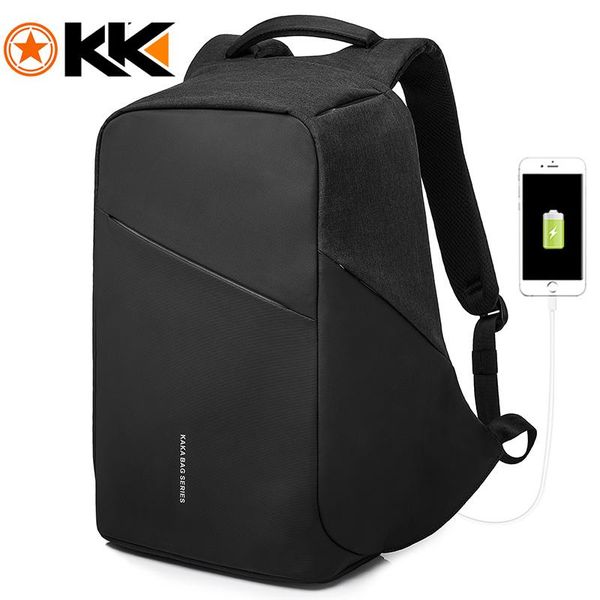 

kaka theft usb рюкзак мужская 15.6 ноутбук рюкзак водонепроницаемый бизнес мода мужские рюкзаки школьный мешок mochila для женщин sqcskr bde