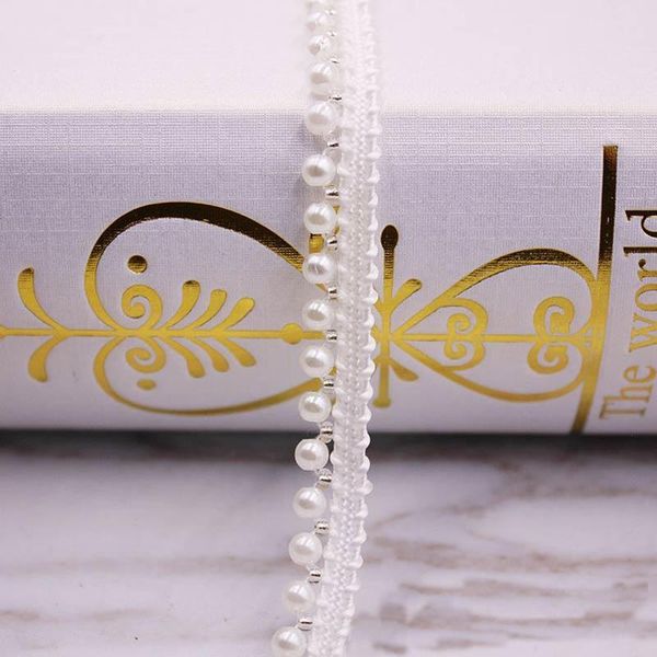 

10yards diy accessories pearl lace ribbon tassel cotton tassels trimming fringes for sewing bed sheet clothes curtain decoration h jllumj