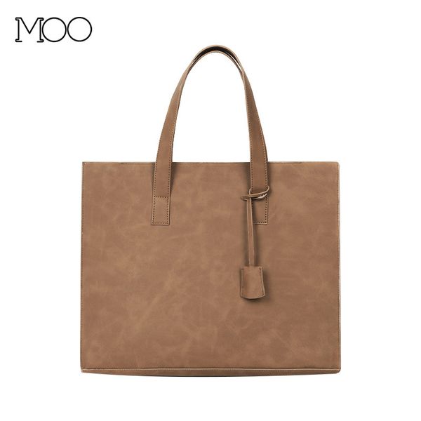 

tote zipper men's briefcase women's handbag men lawyer leather business vintage bag for lapstorage of documents