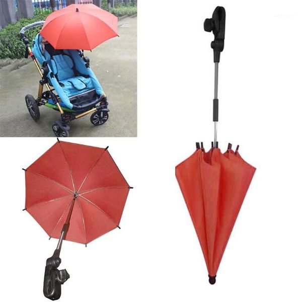 

umbrellas baby stroller adjustable clamp uv resistance outdoor guarda chuva umbrella for aluminum suitable all cart types. z5491