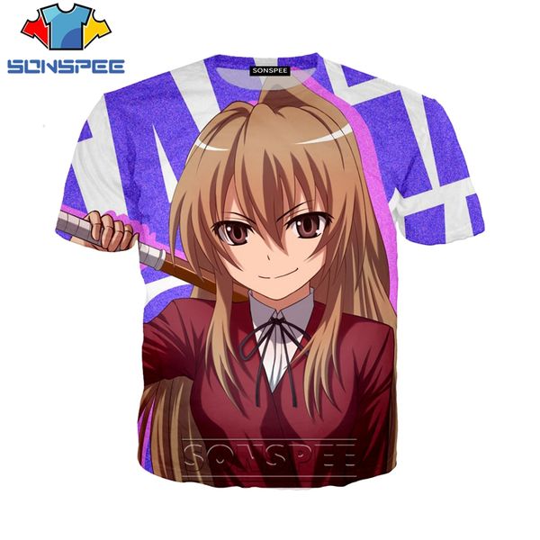 

new anime toradora 3d print shirts harajuku kawaii kawaii men clothing