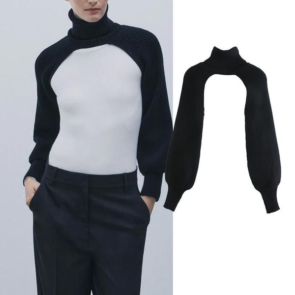 

women's sweaters 2021 ins england style vintage twisted flower turtleneck winter women pull femme short pullovers, White;black