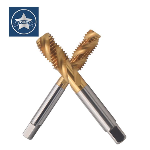 

hsse right hand with tin fine thread sprial fluted tap unf 1/4- 24 28 32 36 5/16- 24 32 40 uns 1/4-40 american screw thread taps