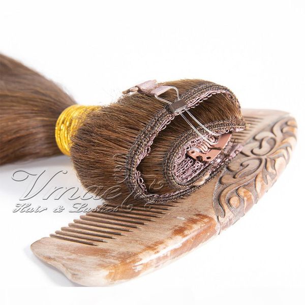 

vmae halo flip in human hair extensions indian straight brown blonde 100g 12 to 26 inch halo remy virgin human hair, Black