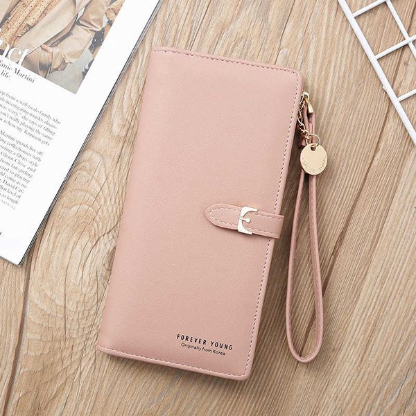 

women long wallet many departments female wallets clutch lady purse zipper phone pocket card holder ladies carteras purses, Red;black