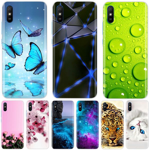 

silicone soft tpu fundas phone for xiaomi redmi 9a redmi9a 9 a case back cover shell