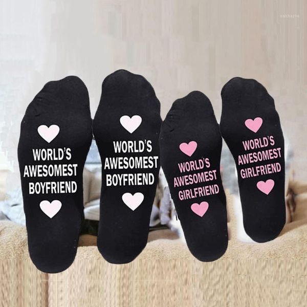 

letter printing cotton skateboard sock comfortable socks t5281, Black